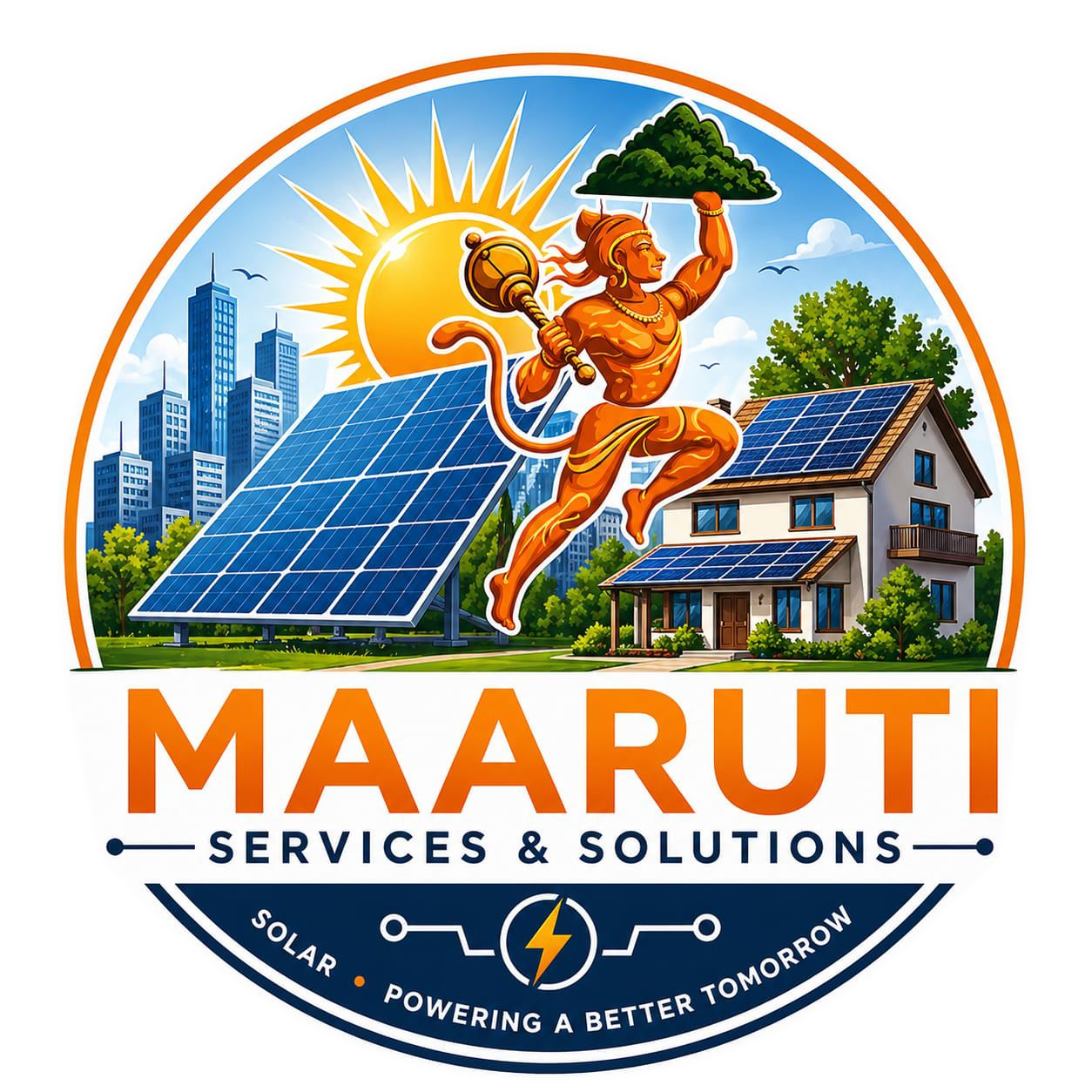 Maaruti Services & Solutions official logo